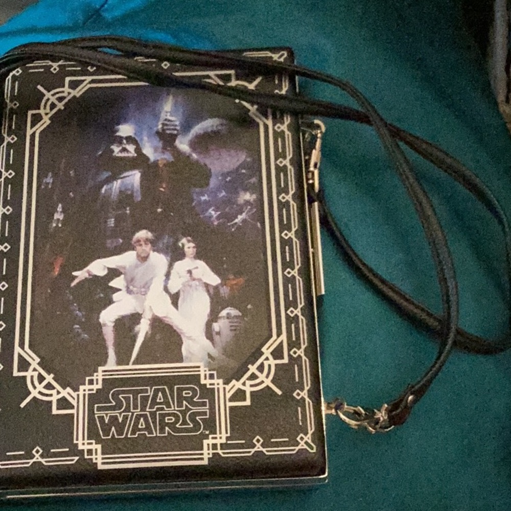 Star Wars Black Messenger Bag Galactic Style